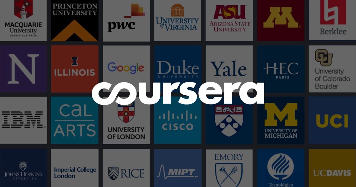 Coursera Free Online Courses with Certificate 2021 2023 December